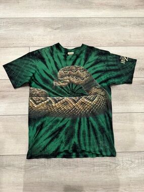 Habitat Green Tie-Dye Snake Graphic Tee